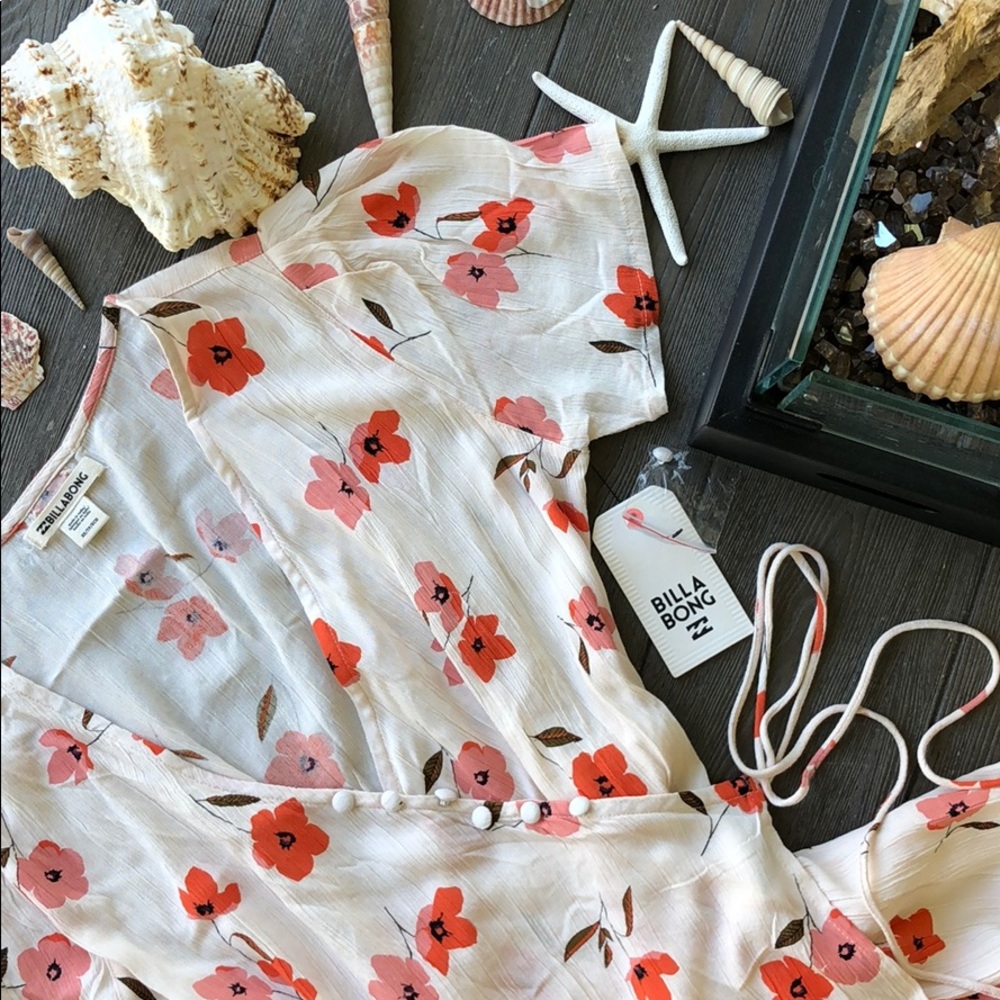 🌴🌼BILLABONG- BEAUTIFUL WRAP DRESS🌼🌴 - Picture 5 of 9